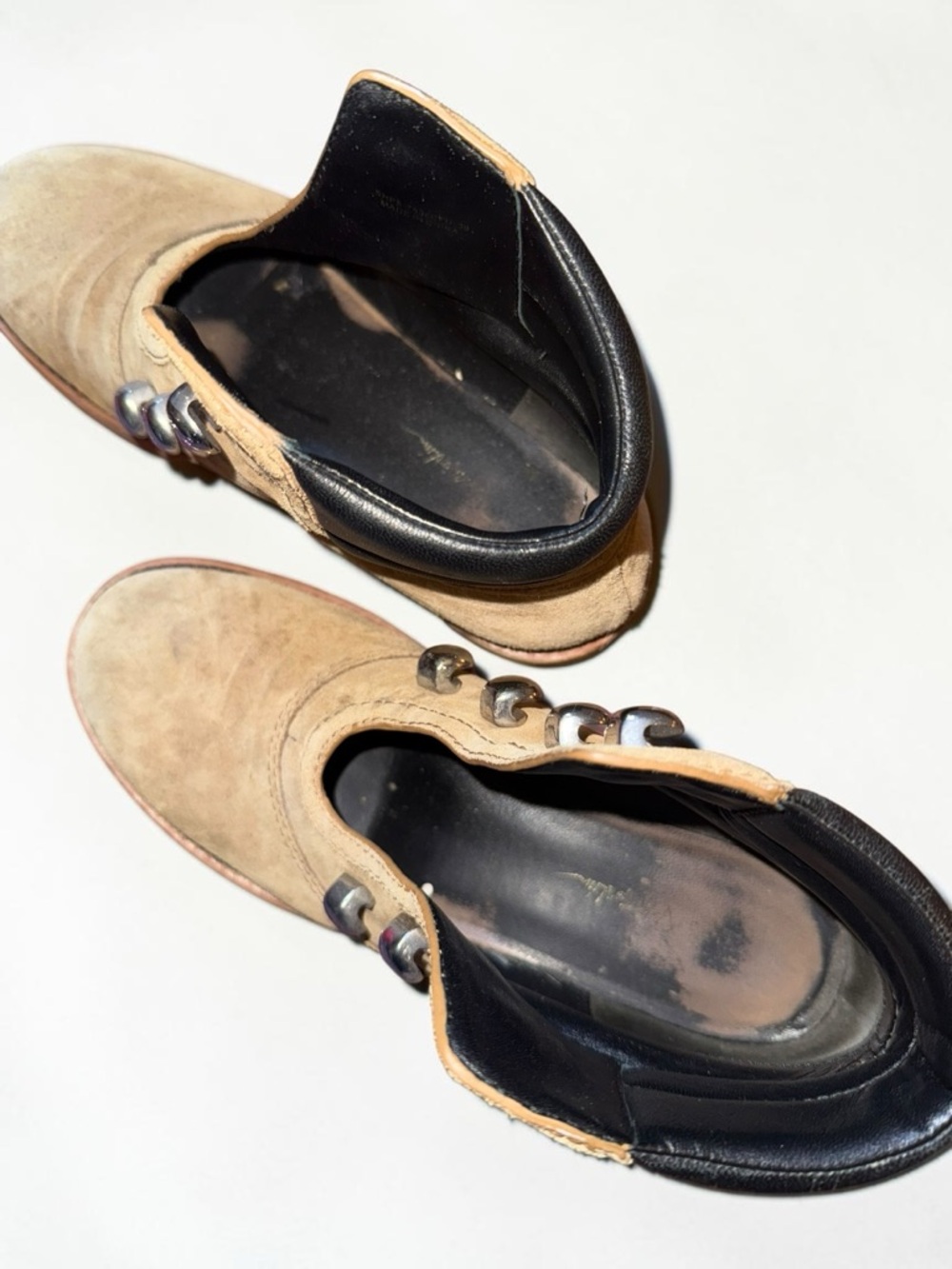 3.1 Philip Lim Tan Suede Dylan Hiking Boot (No Laces) W 9 - Picture 7 of 10